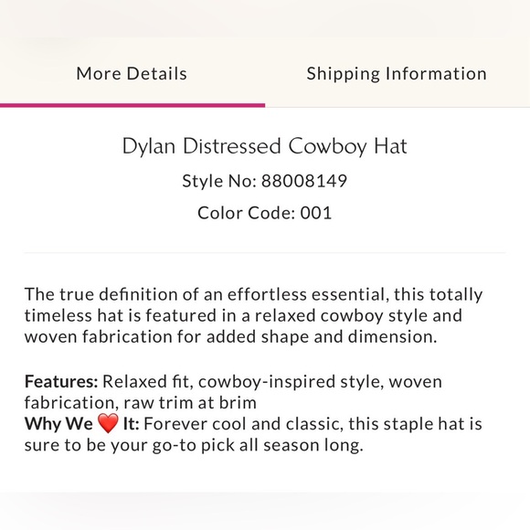 Free People NWT Dylan Distressed Cowboy Hat 🖤 Black 🤍 Sold Out - Picture 5 of 7